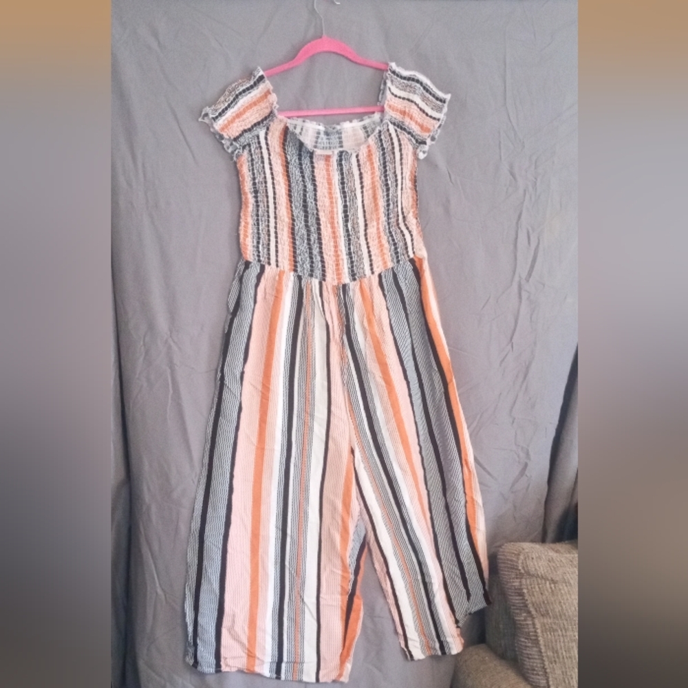Striped Jumpsuit